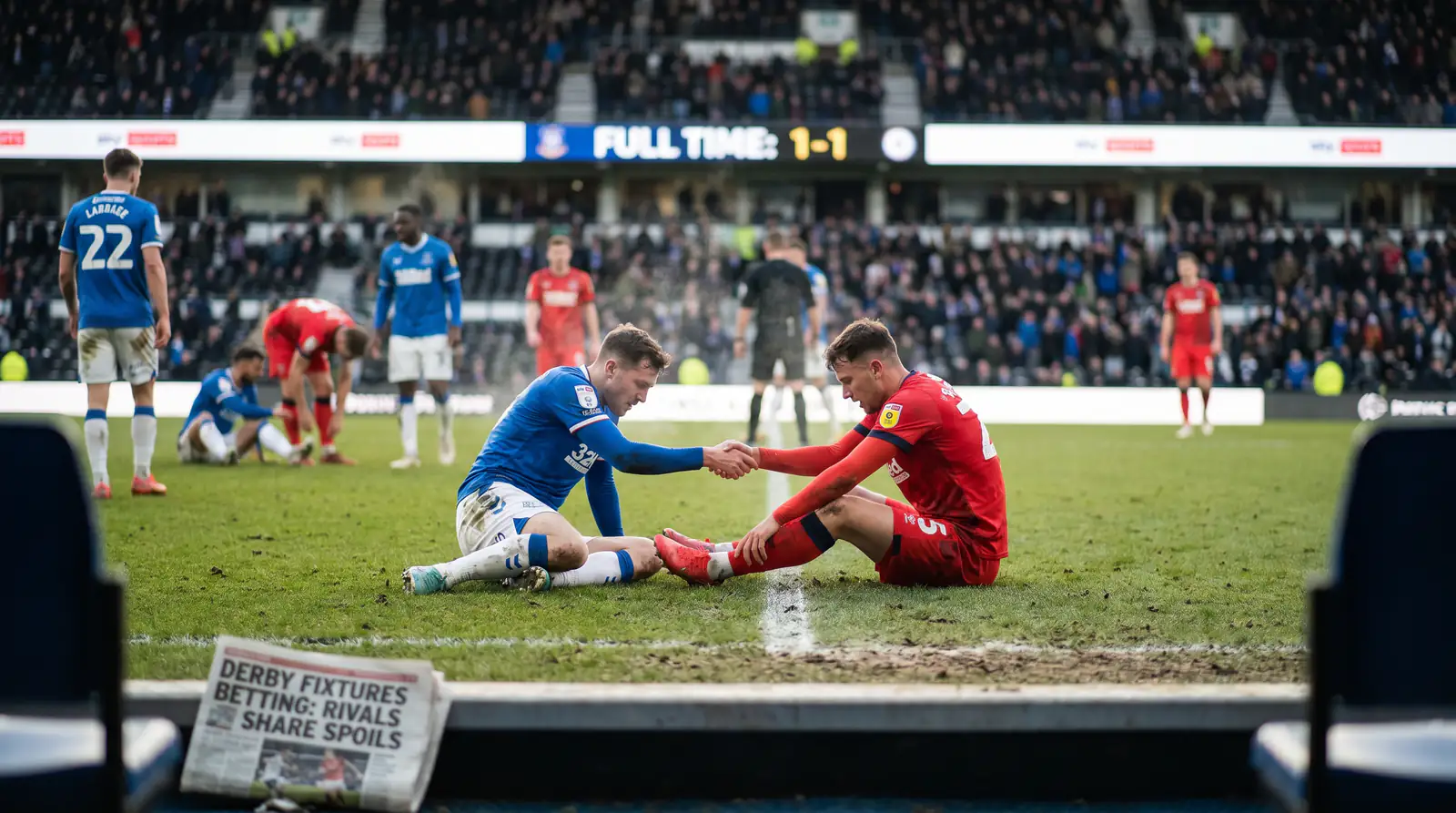 Tight derby finish with both sides settling for a hard-fought draw