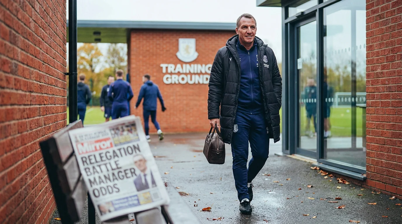 New Premier League manager arriving at a training ground for the first session