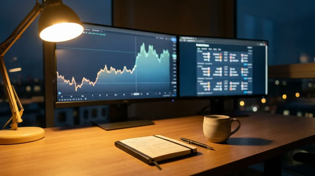 Premier League betting expert analyst desk with xG charts and EPL fixture data on screens