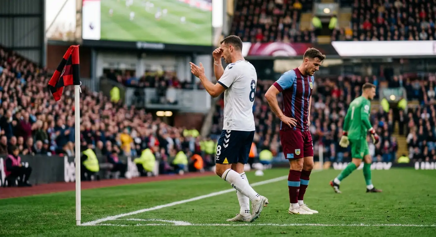High-pressing Premier League side winning a corner from sustained pressure